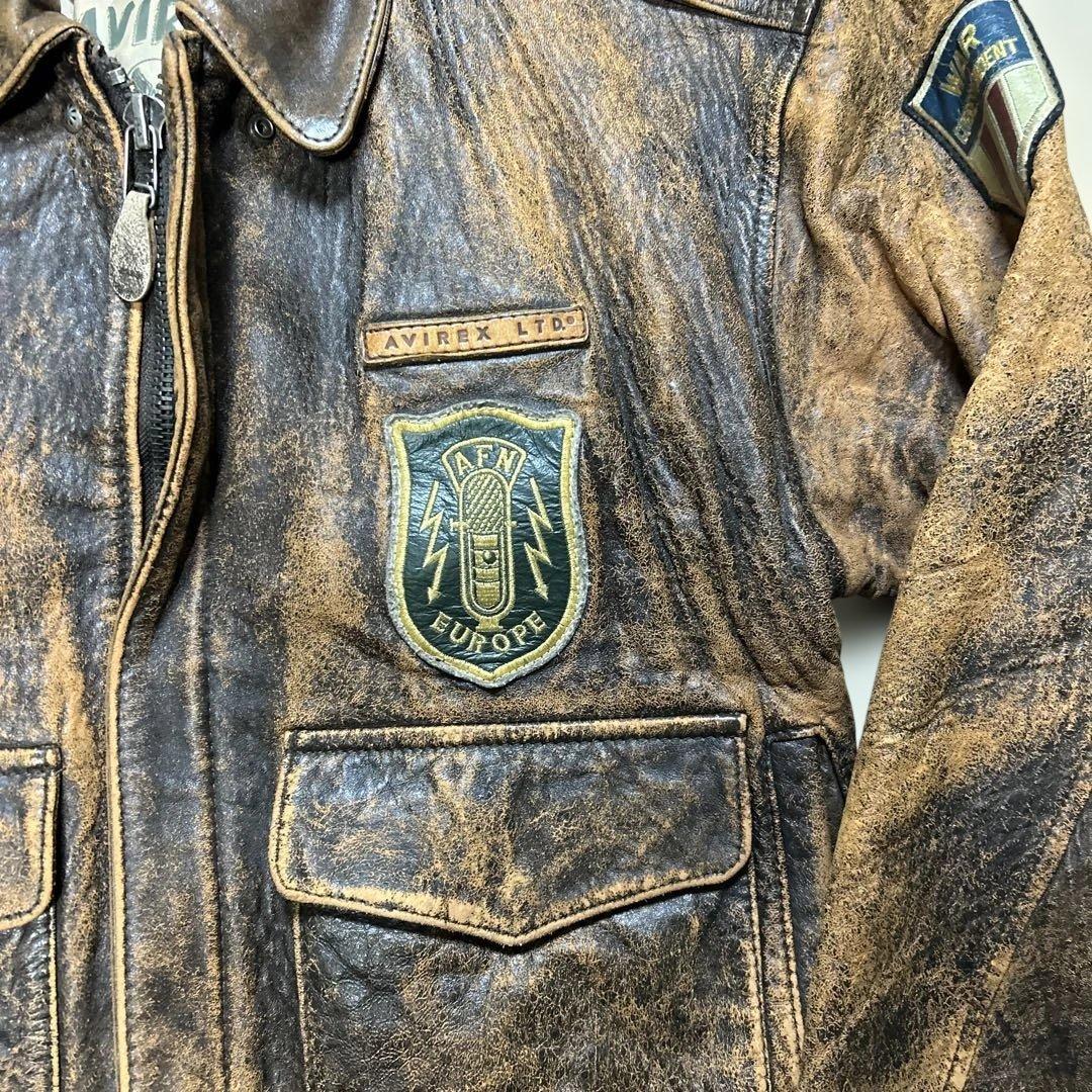AVIREX TYPE A-2 本革ジャケット