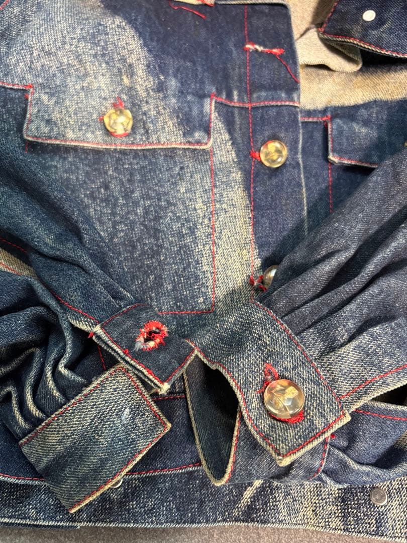 デニム クロップドジャケット vivienne ヴィンテージ