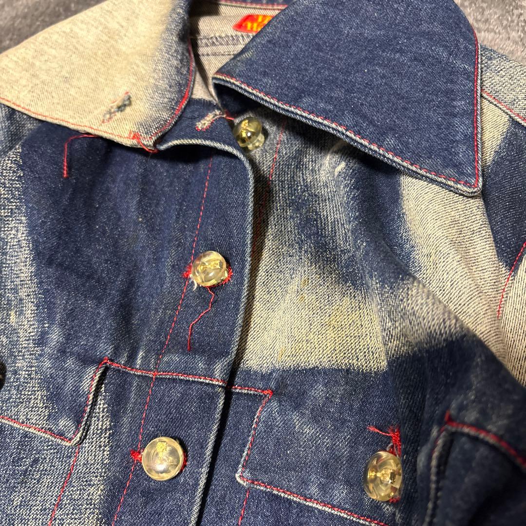 デニム クロップドジャケット vivienne ヴィンテージ