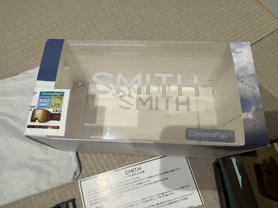 【廃盤カラー】Smith スカッドマグ Sepia Luxeスペアレンズ