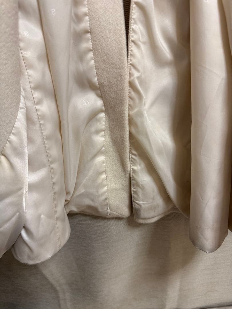 anuans アニュアンス ウールトレンチコート エクリュ Mサイズ 2023