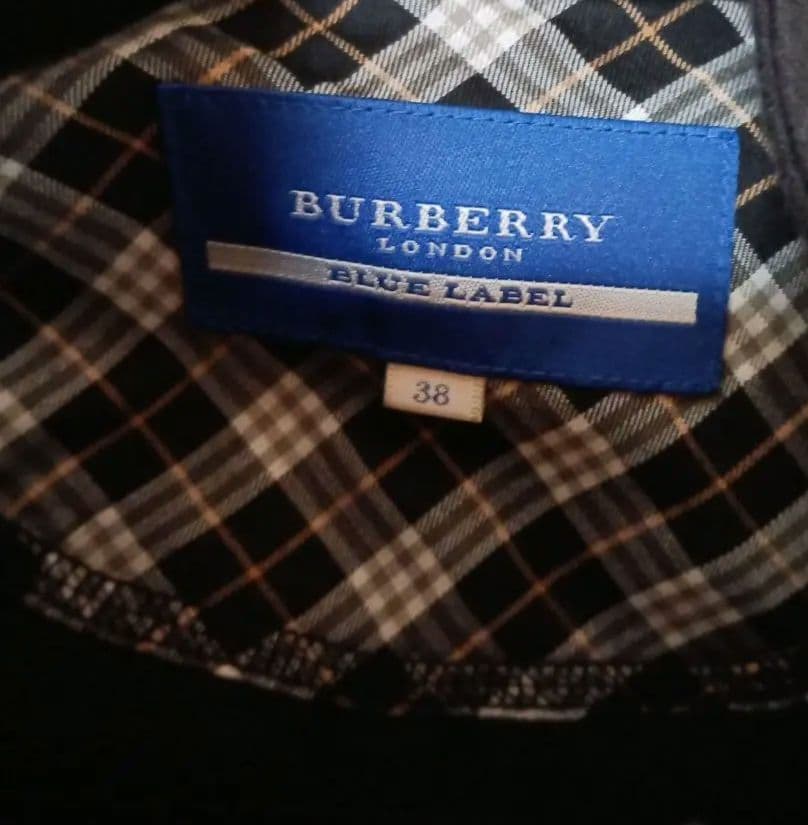 バーバリーブルーレーベル　ポンチョ38