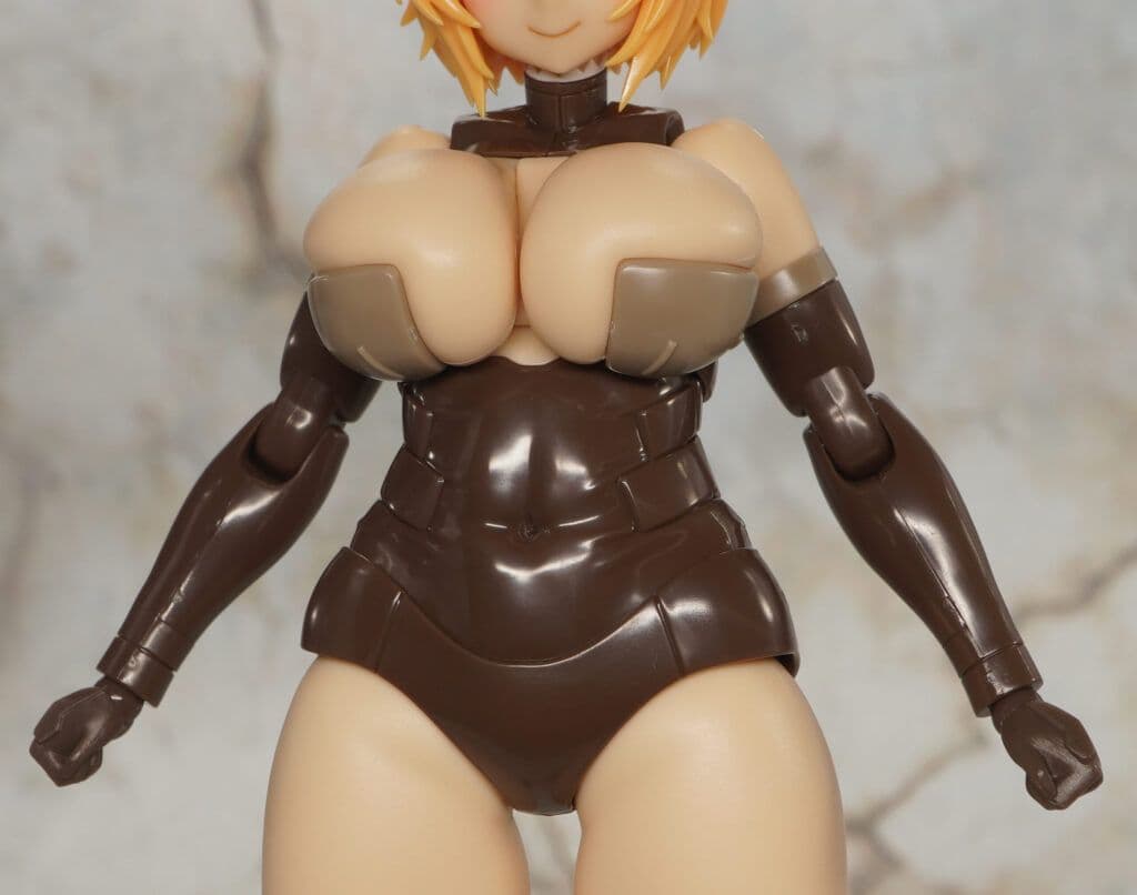 組立済プラモ「フレームアームズ・ガール輝鎚・甲」全パーツ＆未使用デカール付