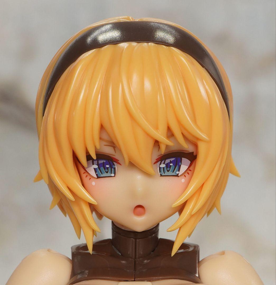 組立済プラモ「フレームアームズ・ガール輝鎚・甲」全パーツ＆未使用デカール付