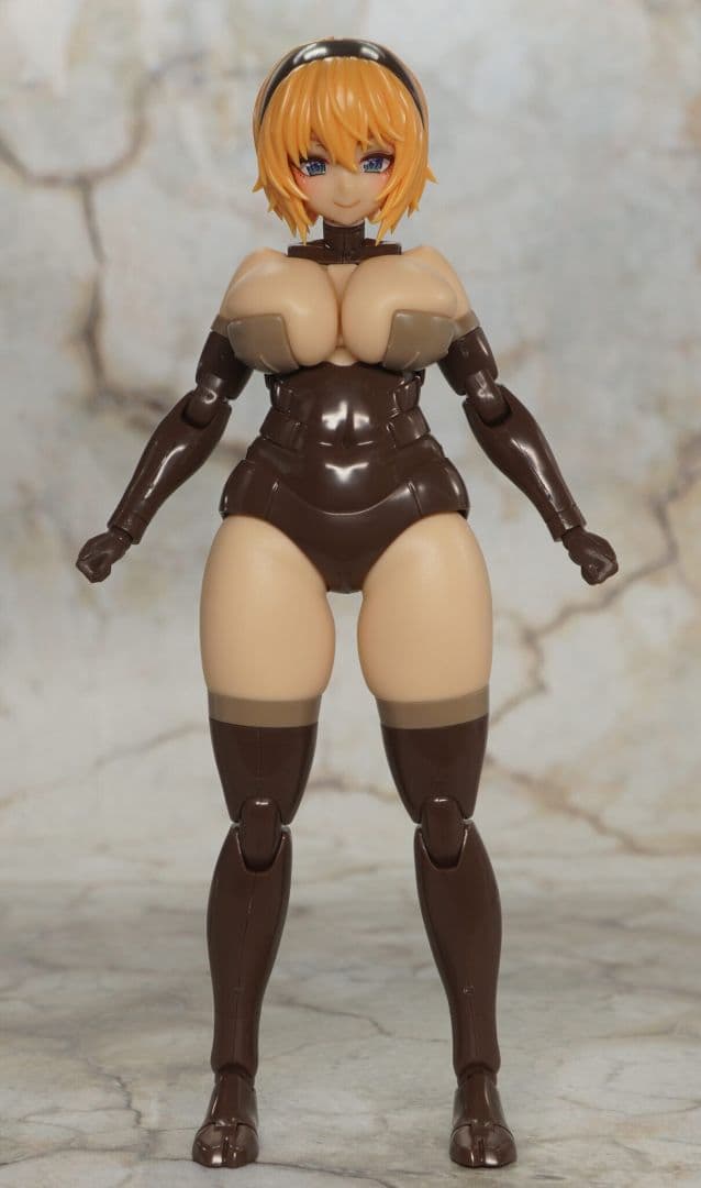 組立済プラモ「フレームアームズ・ガール輝鎚・甲」全パーツ＆未使用デカール付