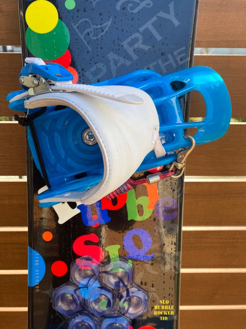 SLQジュニアスノボード3点セット　ボード+ビンディング+ブーツ　子供用