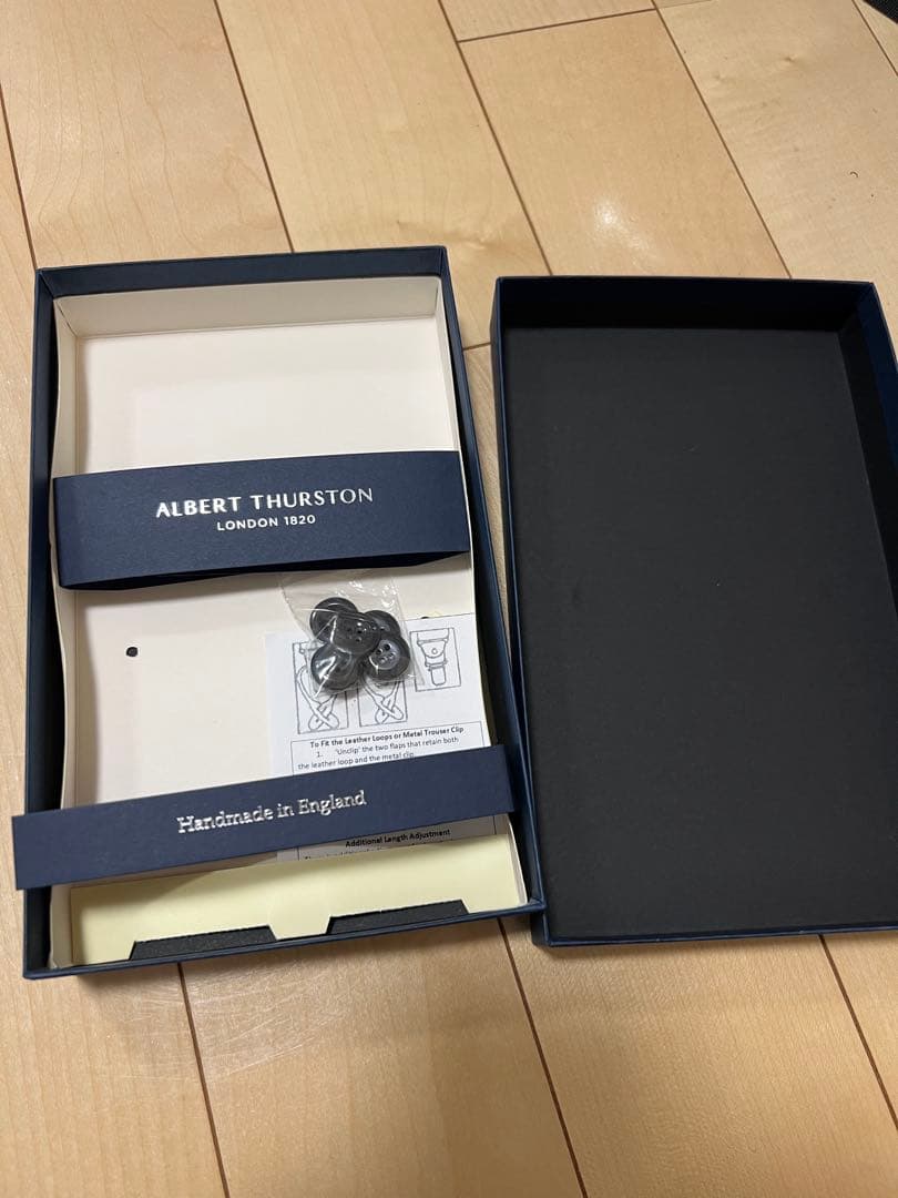  THURSTON サスペンダー 黒