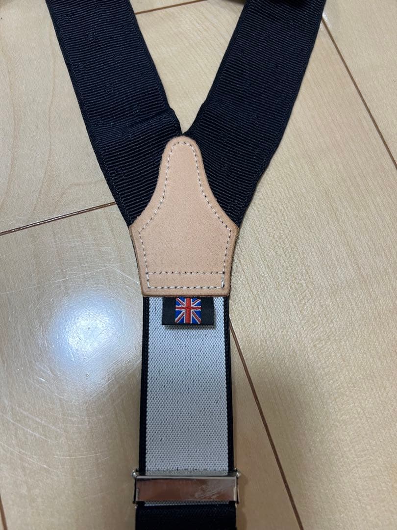  THURSTON サスペンダー 黒