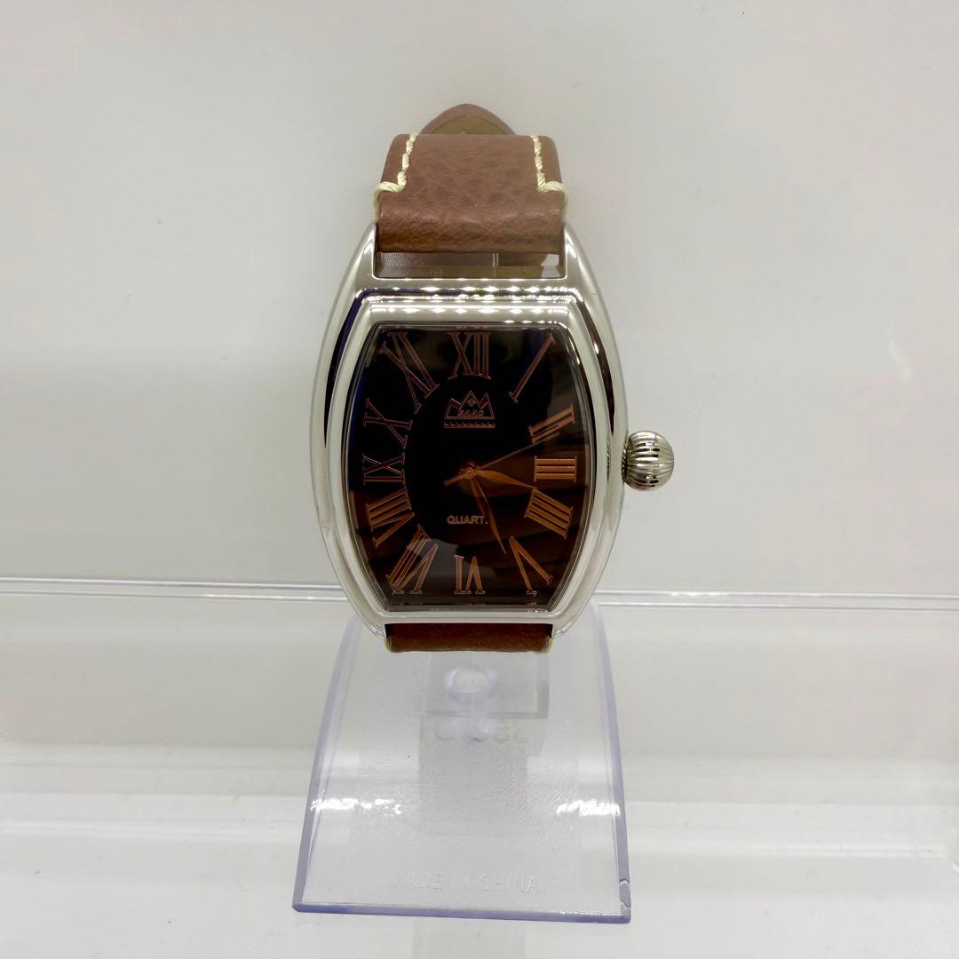 美品・新品電池】SAAD ブラック　オニキス　クォーツ腕時計　レザーベルト天然石