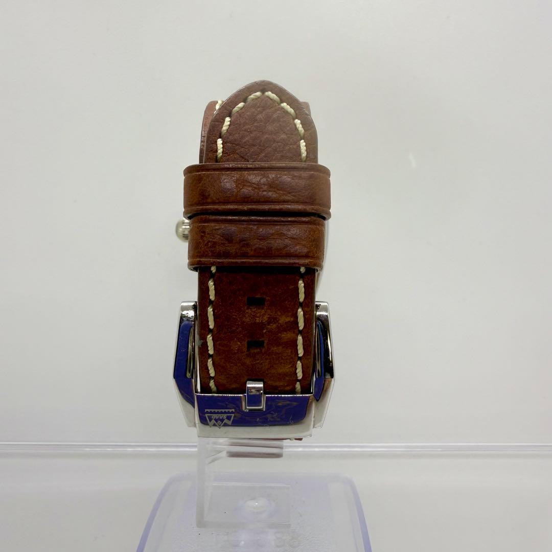 美品・新品電池】SAAD ブラック　オニキス　クォーツ腕時計　レザーベルト天然石