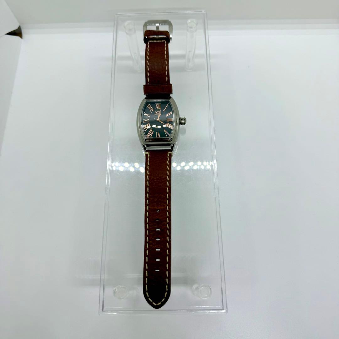 美品・新品電池】SAAD ブラック　オニキス　クォーツ腕時計　レザーベルト天然石