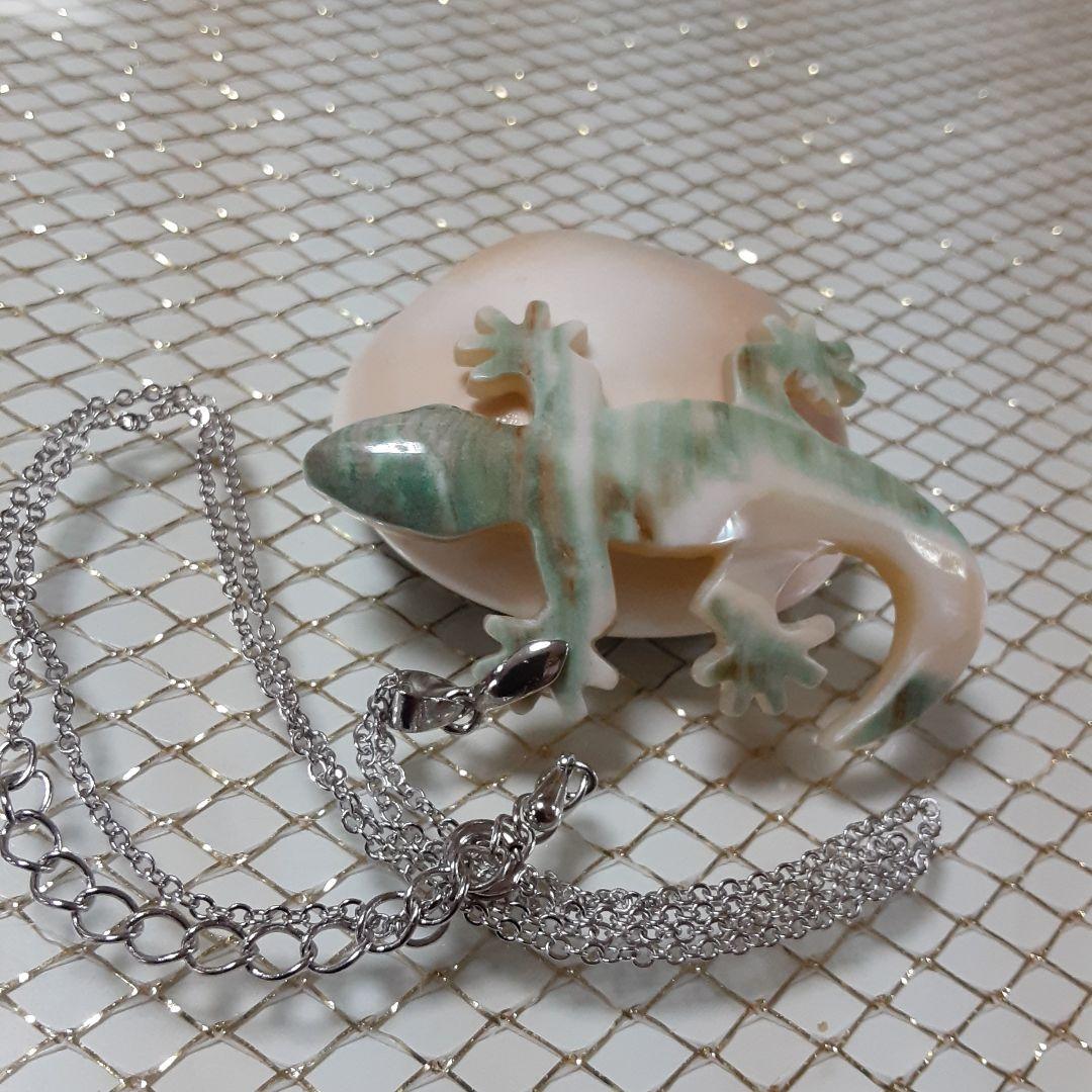 夜光貝　(ほたるガラスカフェ結様。)3点セット『ヤモリ/タツノオトシゴ/雫』