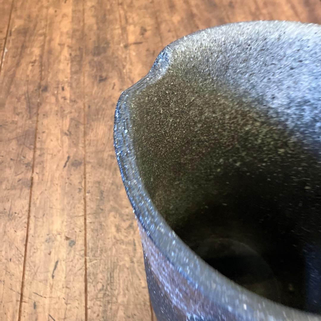 昭和レトロ 信楽焼 陶器製 木のりフクロウ 梟 装飾 傘立て アンブレラスタンド