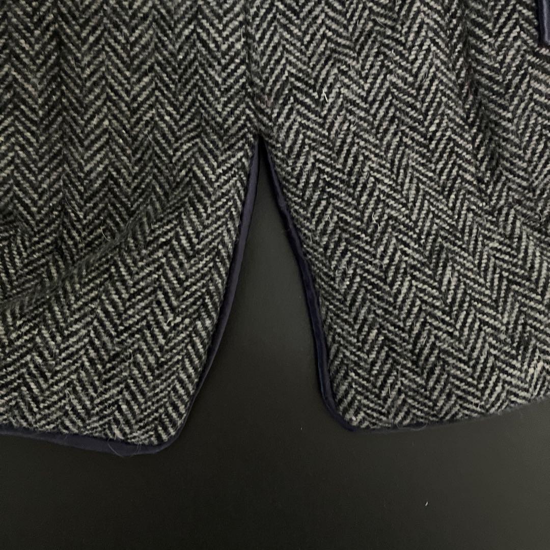 dahl'ia チャイナ風　ツイード　リバーシブルジャケット