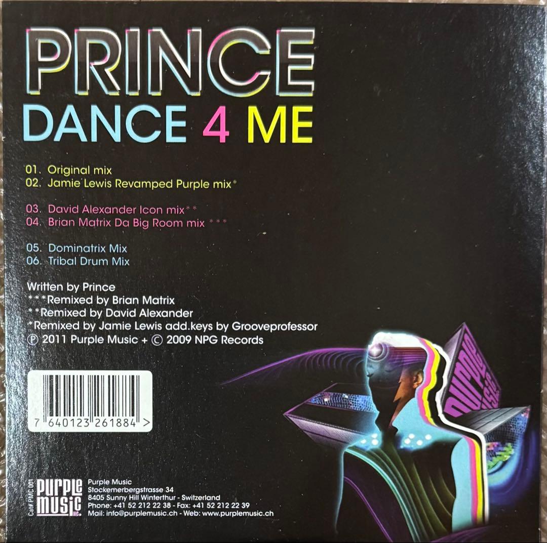 洋楽 PRINCE DANCE 4 ME CD