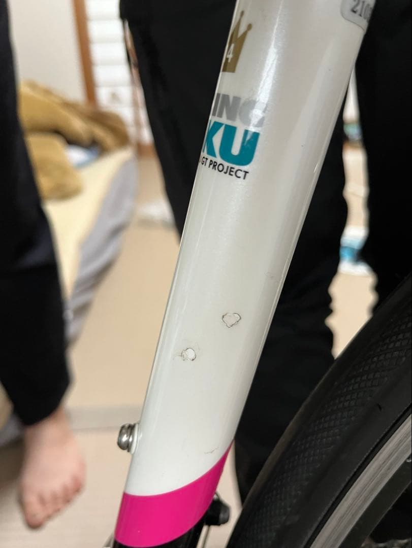 ニシカン 【限定モデル・美品】初音ミクコラボロードバイク