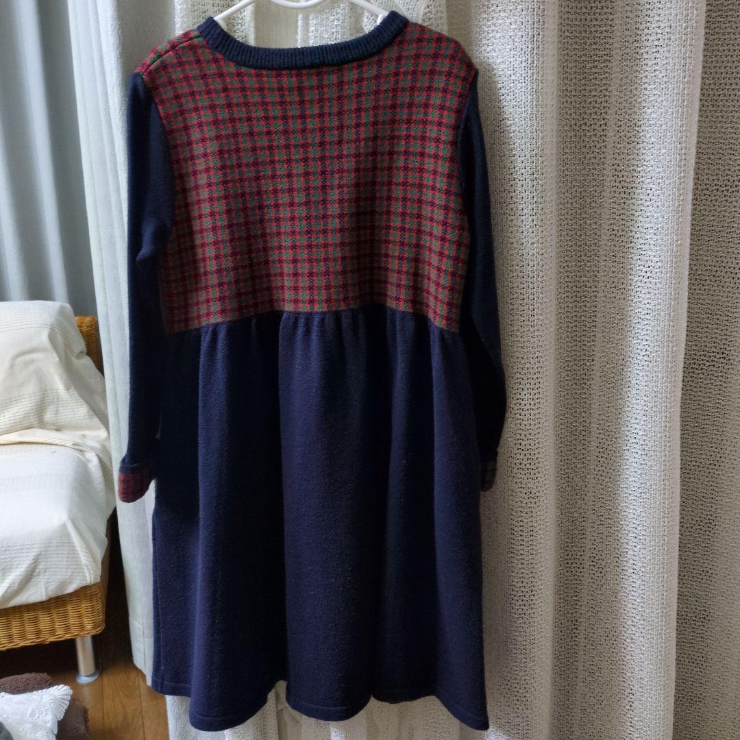 ファミリア　ニットワンピース