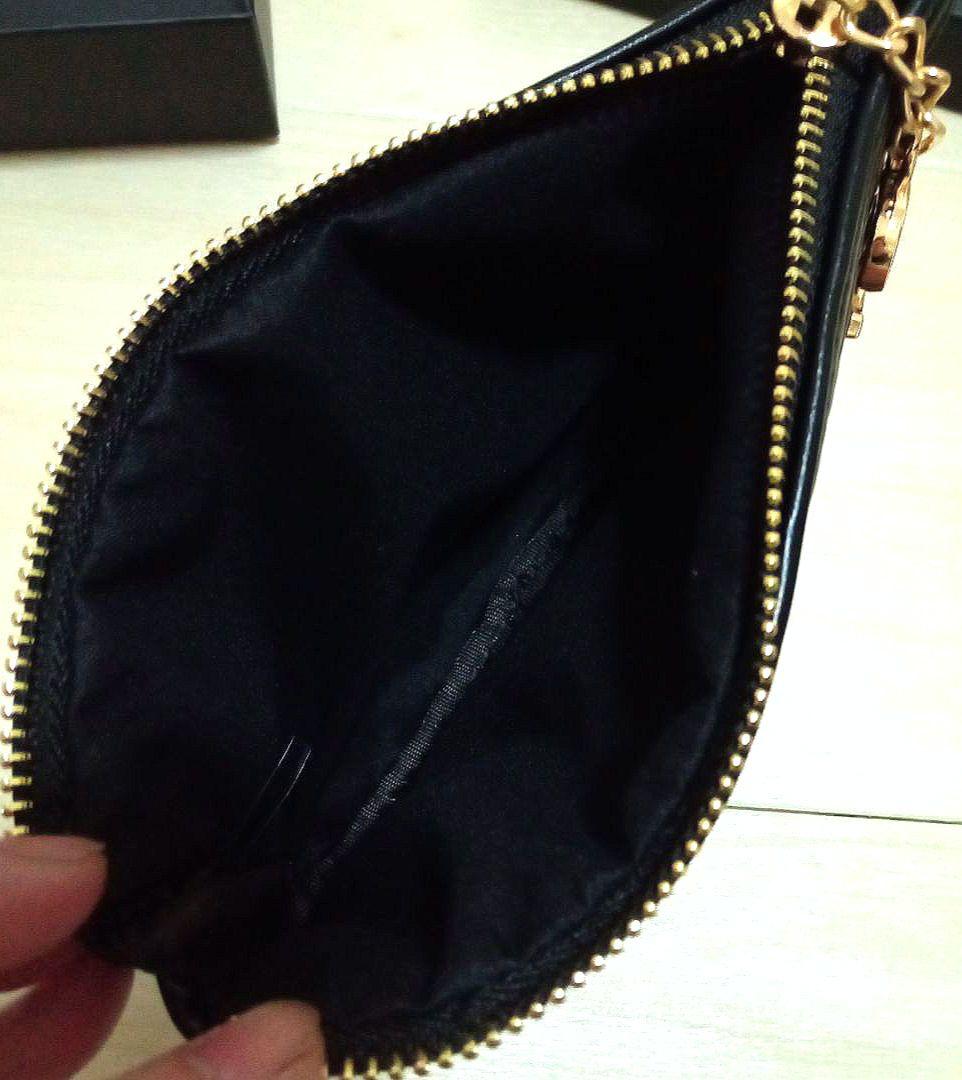 【未使用新品】 CHANEL ノベルティ ポーチ キルティング保存袋付、箱付