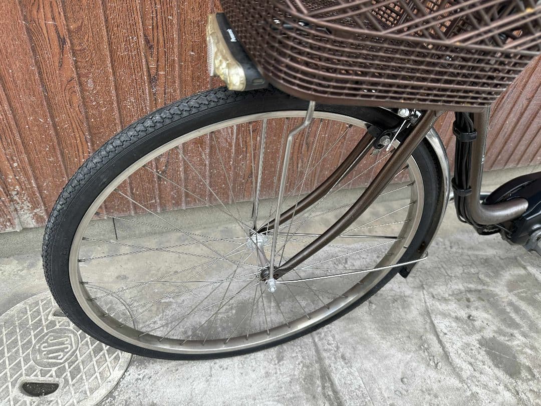 シティタイプ 電動アシスト自転車 前カゴ付き