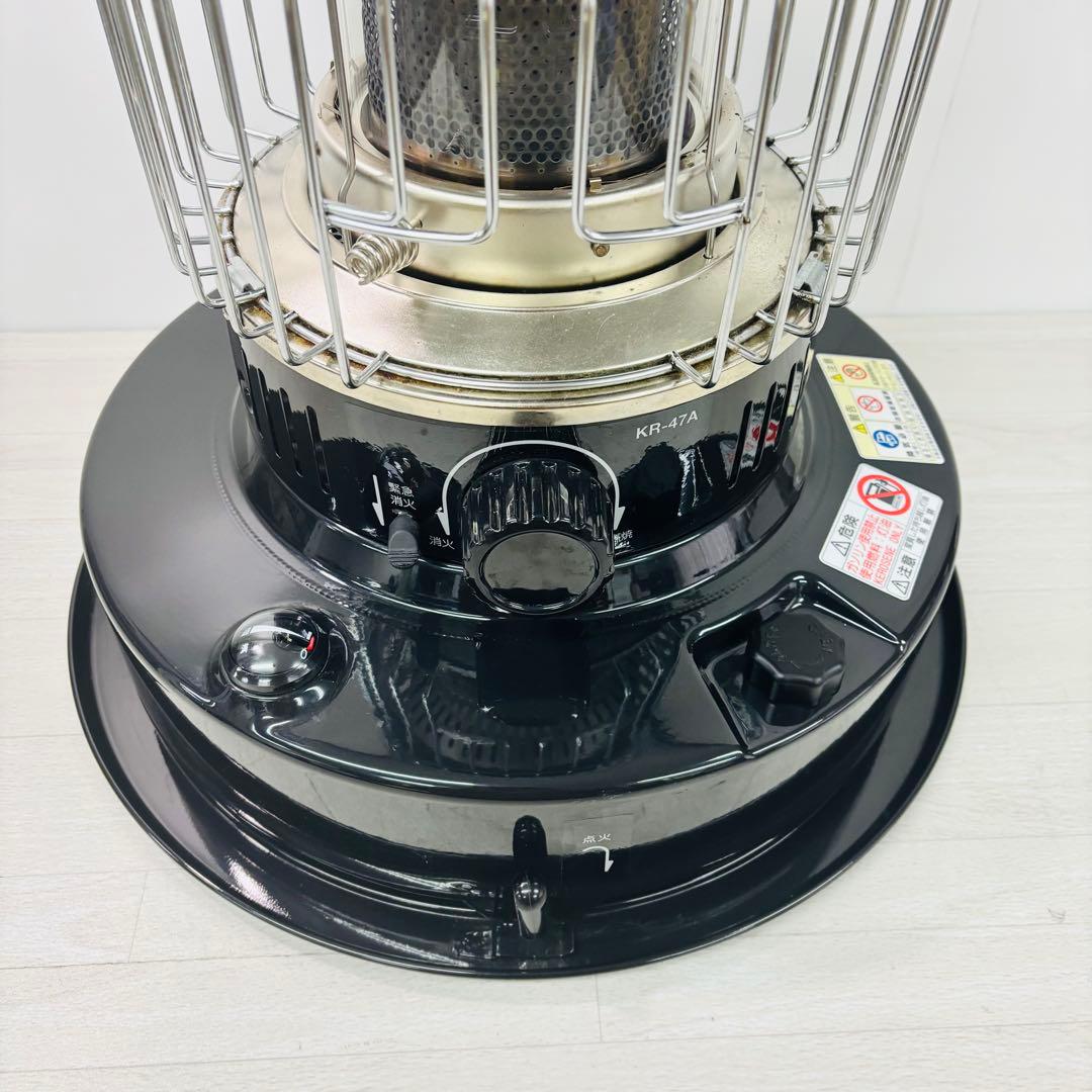 【トヨトミ 石油ストーブ KR-47A ブラック 2022年製】