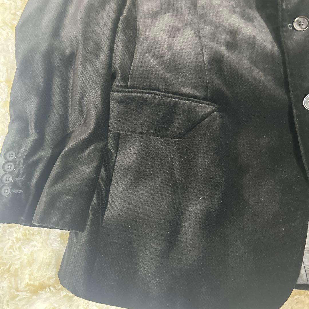 【極美品】エンポリオアルマーニ ベロア　テーラード M LINE 50