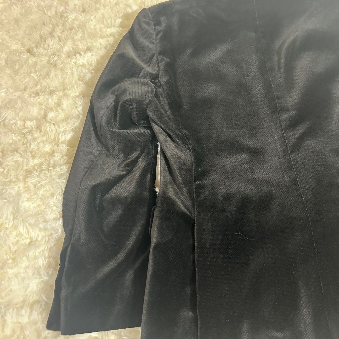 【極美品】エンポリオアルマーニ ベロア　テーラード M LINE 50