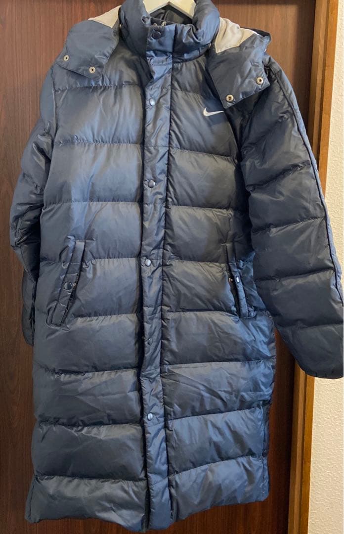 ナイキ　ベンチコート　M ネイビー