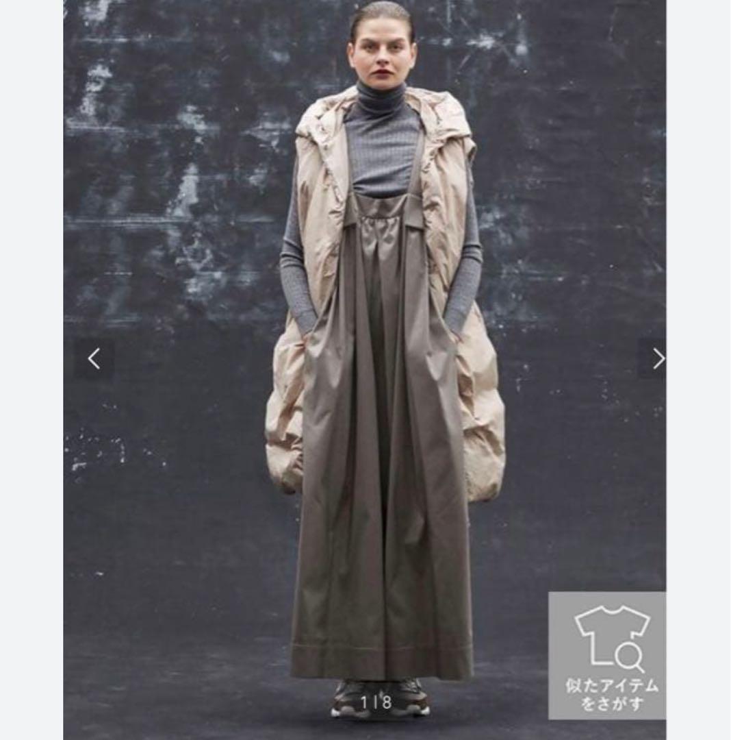 ドゥロワー drawerダウンブゥーデットロングジレメベストコート