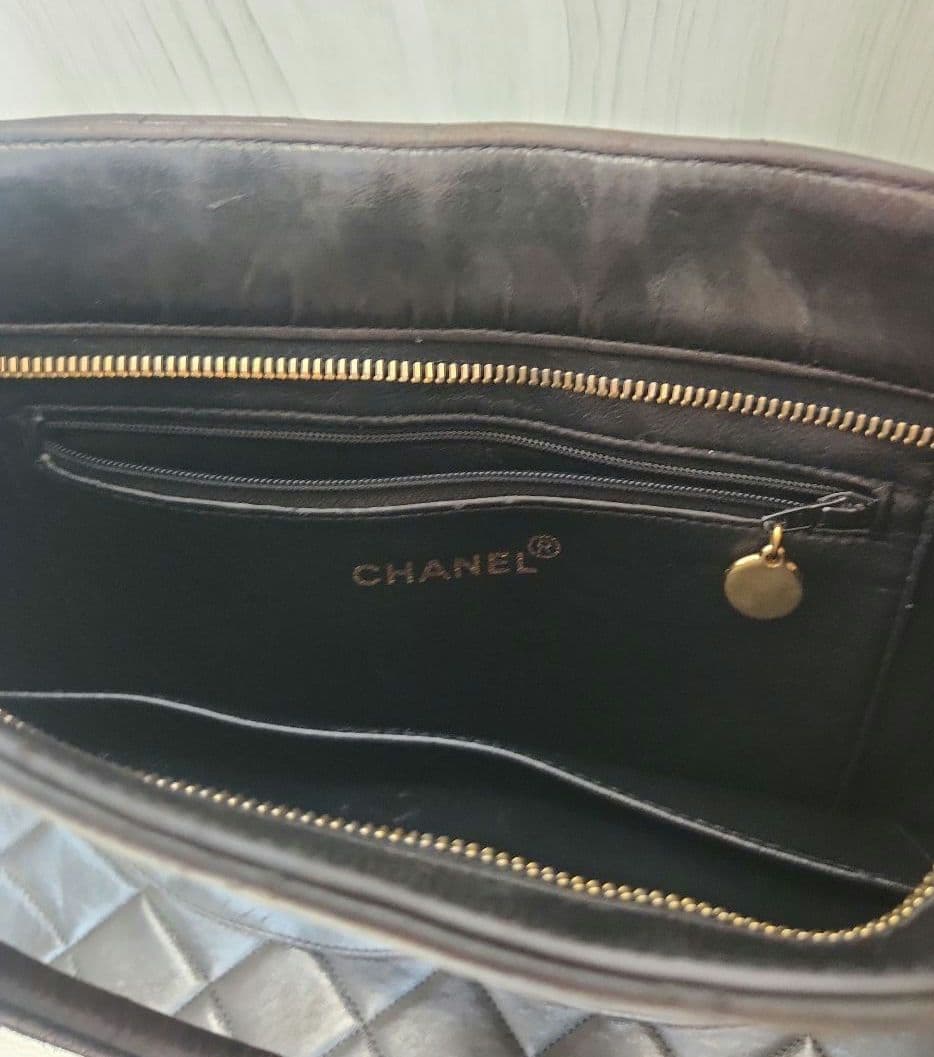 専用です。CHANEL ブラック トートバッグ キルティング