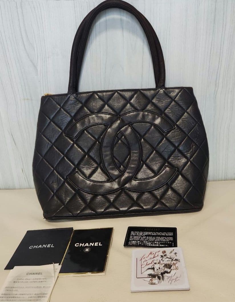 専用です。CHANEL ブラック トートバッグ キルティング