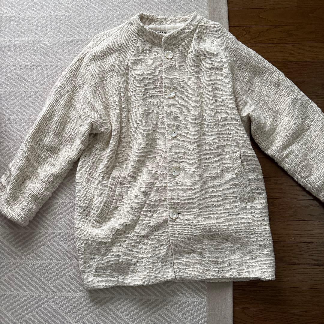 最終価格　onabake カディ　コート　裏地付き　MAZA ルクツル