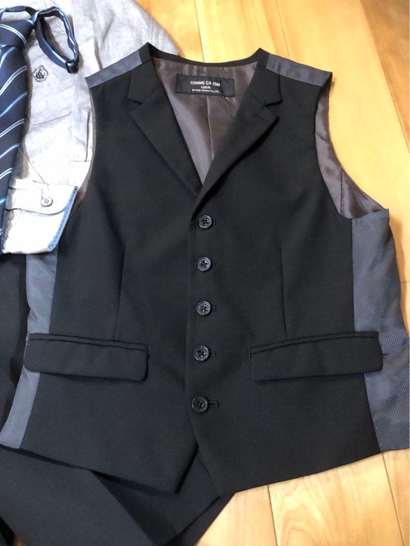 コムサイズム　フォーマルスーツセット　キッズ　110cm 男の子