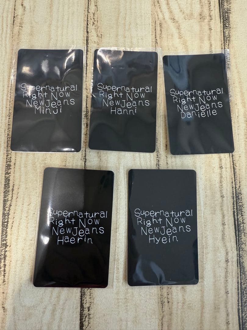 newjeans supernatural 2周年記念 特典 トレカ