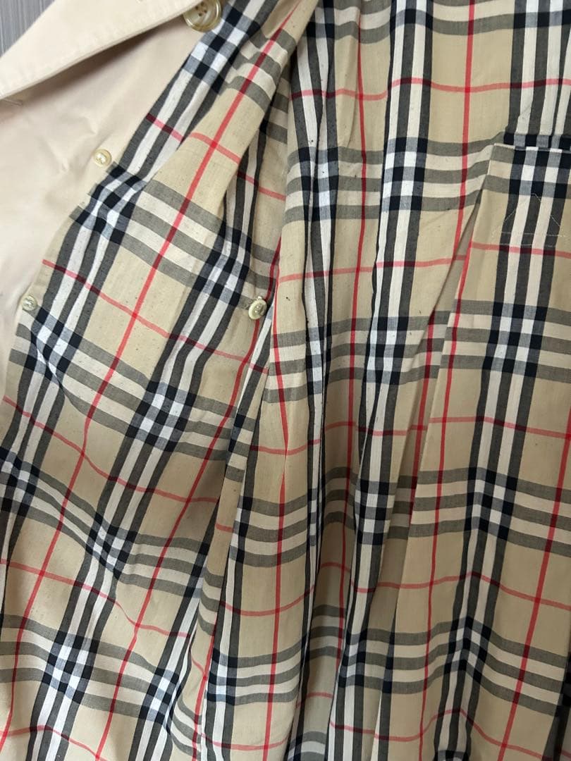 Burberry ベージュ トレンチコート チェック裏地