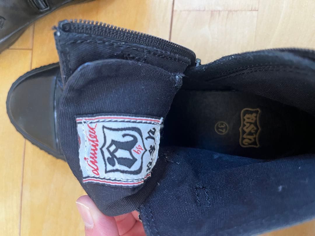 ASH アッシュ ハイカットジップアップレザースニーカー