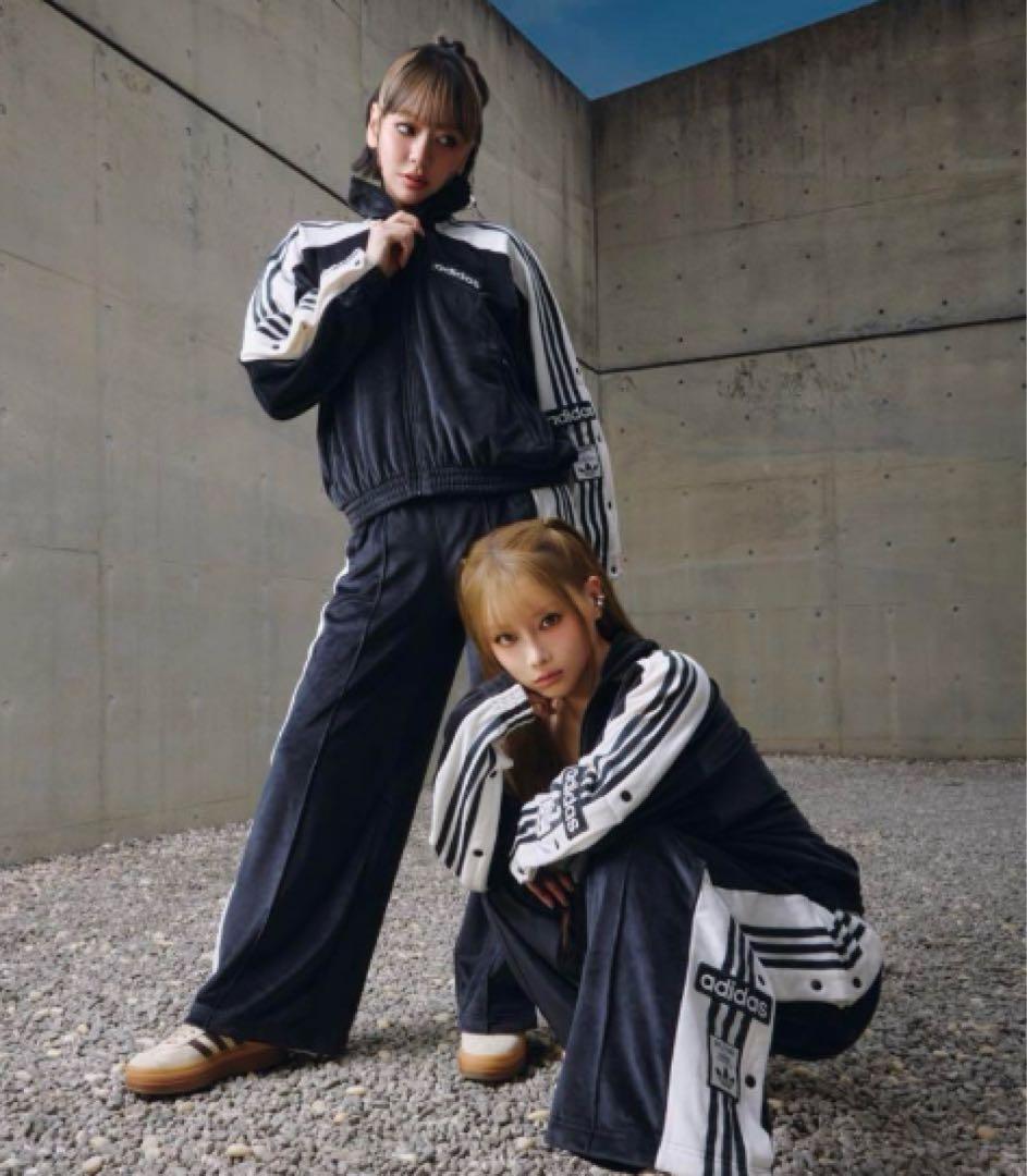 新品　adidas W ADIBREAK VELOUR TP 重盛さと美　S