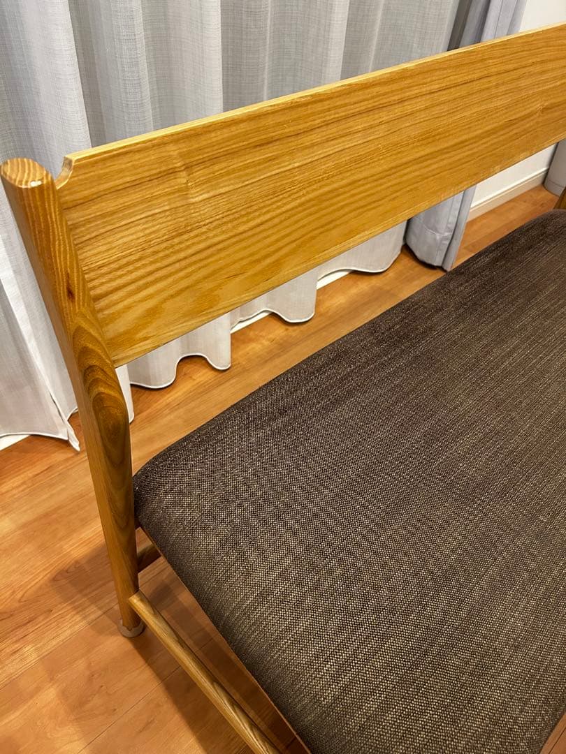 unico SIGNE(シグネ) ベンチバックレスト　ブラウン