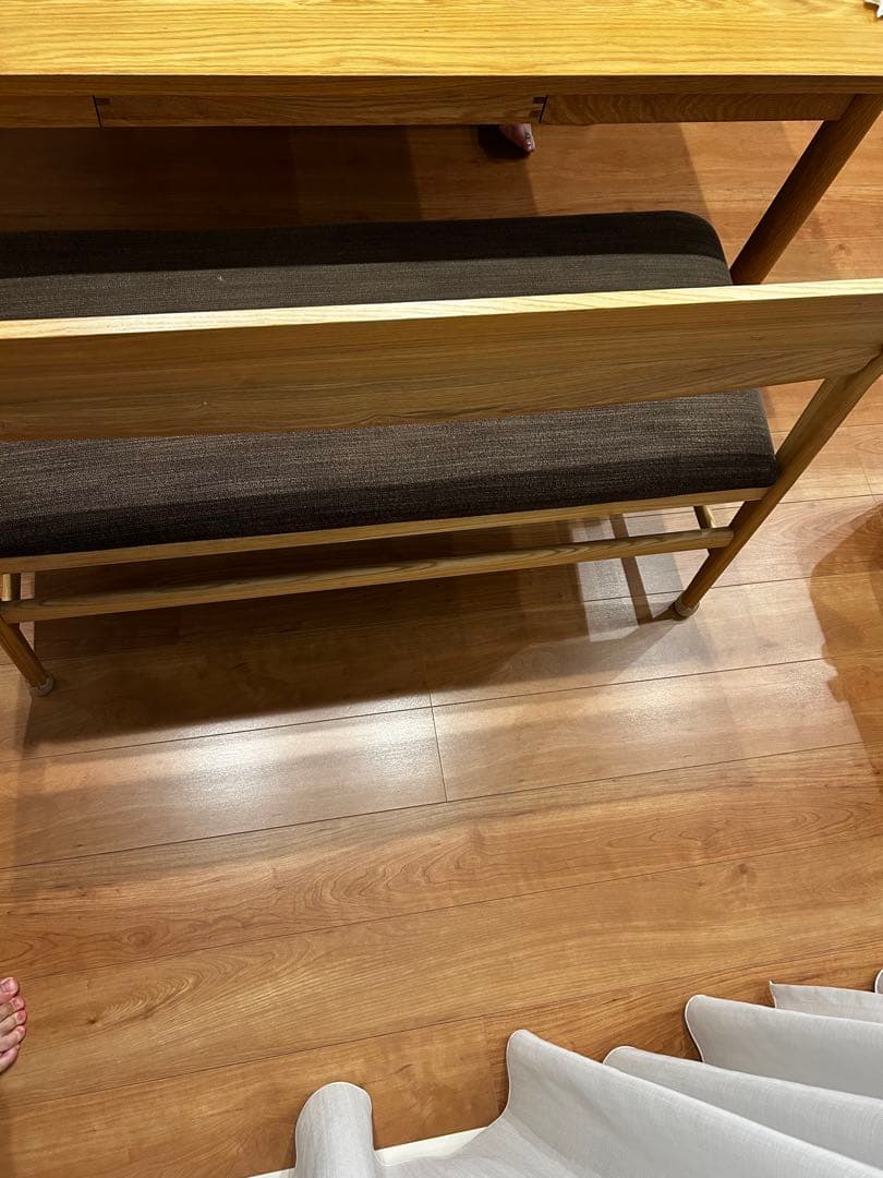 unico SIGNE(シグネ) ベンチバックレスト　ブラウン