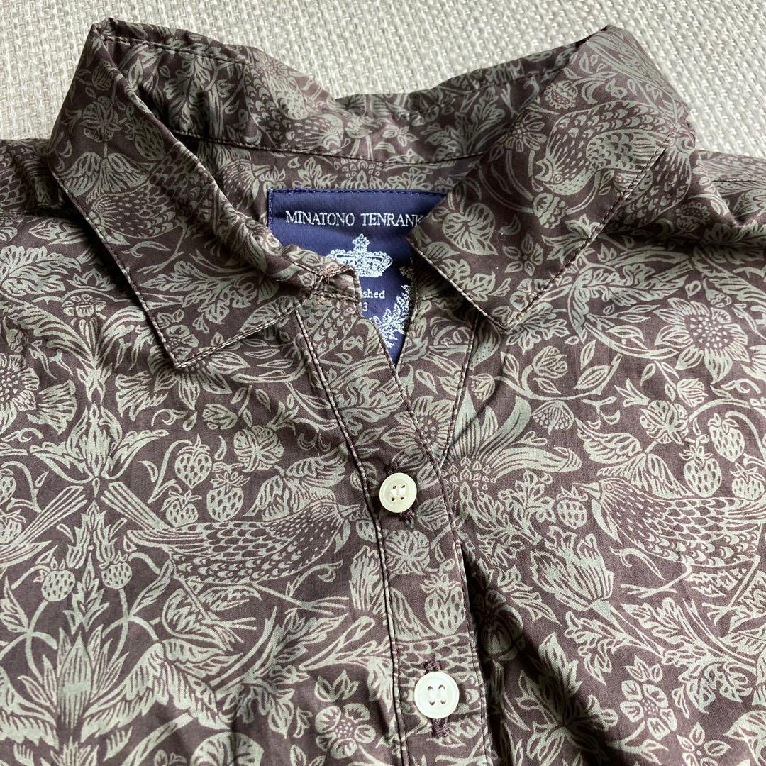 【新品　タグ付き】みなとのてんらんかい×リバティ　チュニック ロングブラウス