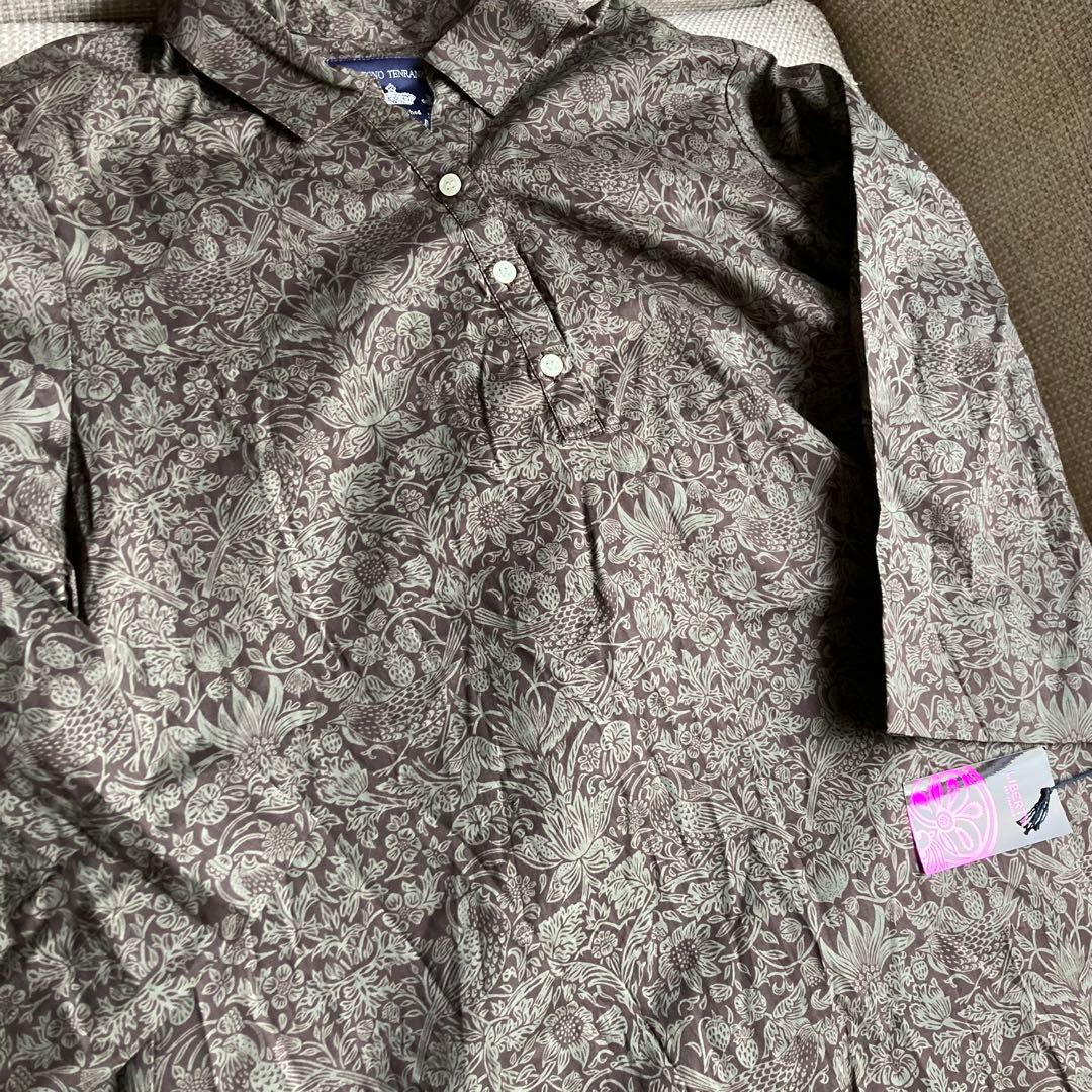 【新品　タグ付き】みなとのてんらんかい×リバティ　チュニック ロングブラウス