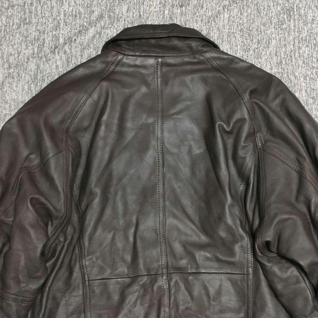 90s Vintage フライトジャケット A-2 短丈 本革 レザー M 羊革