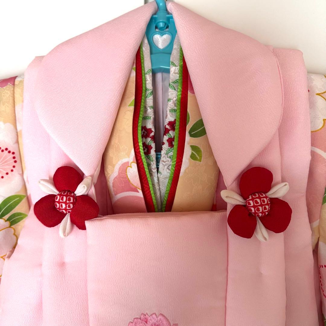 【京都花ひめブランド】七五三 被布着物セット 3歳 女の子