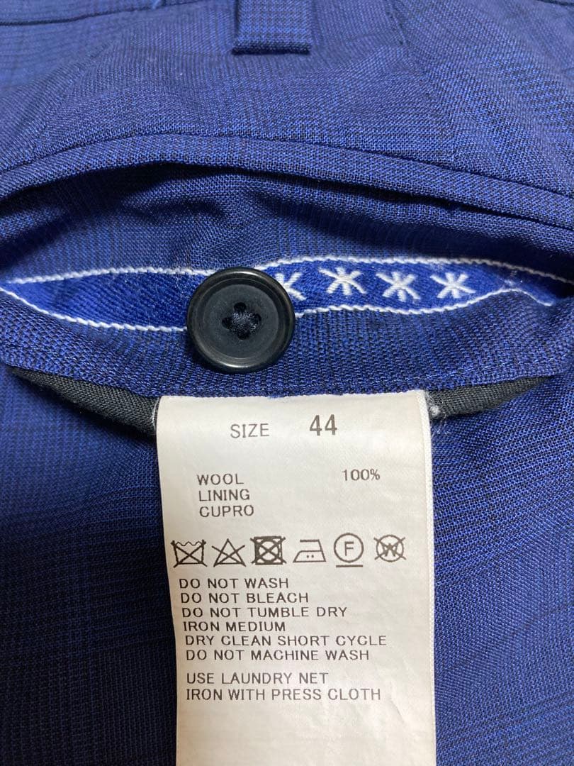 3連休限定】ゼニア AMEZING トゥモローランド スーツ 青