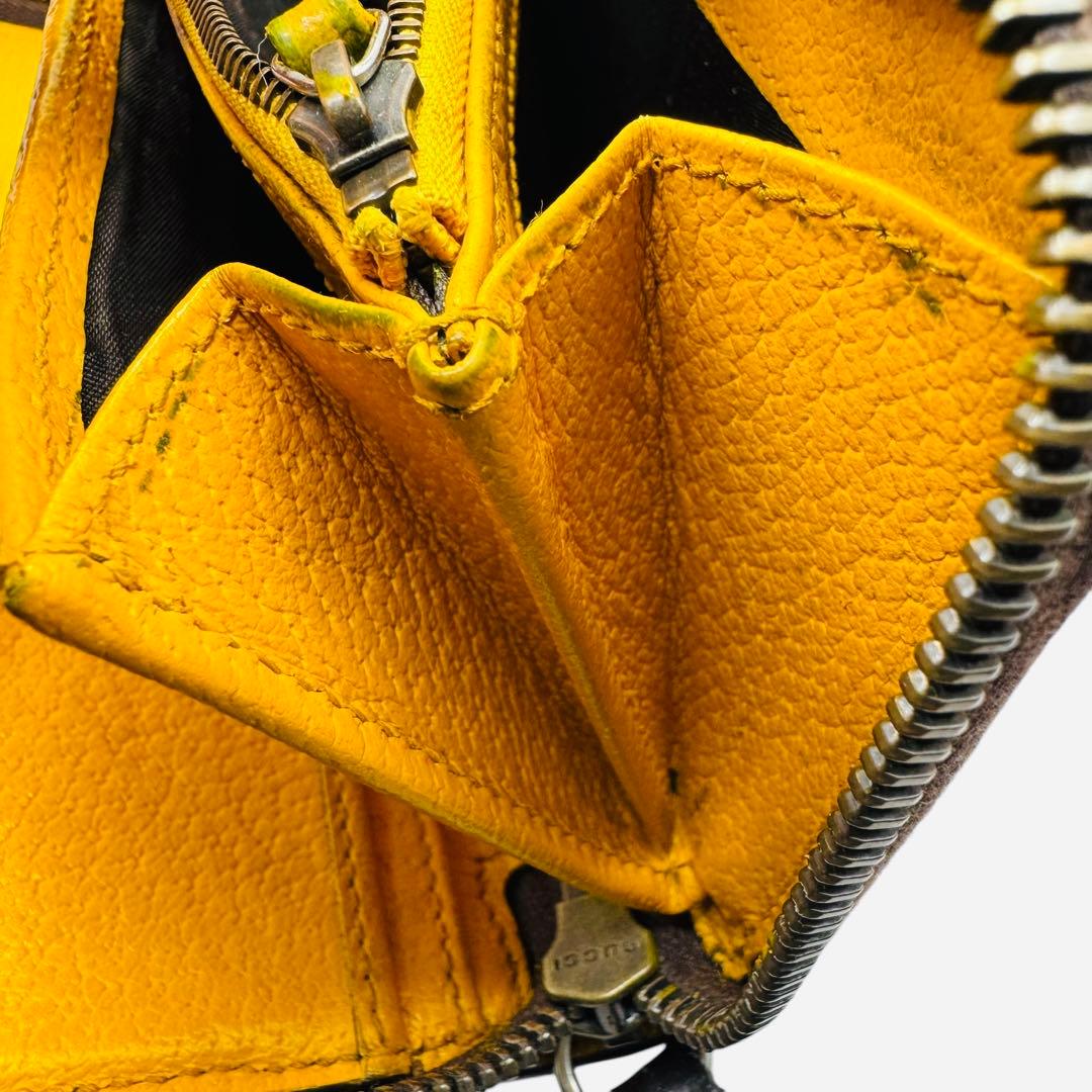 箱付きS級極美品✨GUCCI 長財布 アニマリエタイガー GGスプリーム レザー