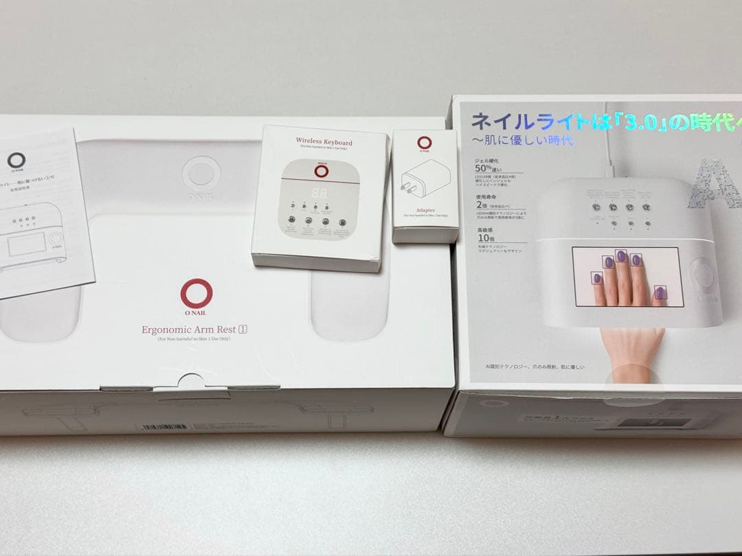ONAIL AIネイルライト・リモコン&アームレスト付き