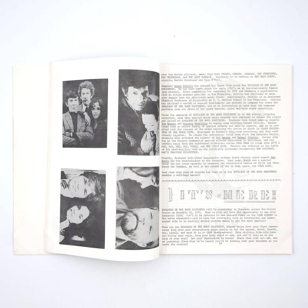 洋書 レナード・ニモイ 同人誌？ ファンブック？ スタートレック スポック