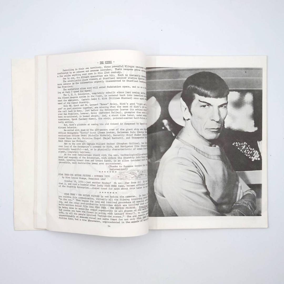洋書 レナード・ニモイ 同人誌？ ファンブック？ スタートレック スポック