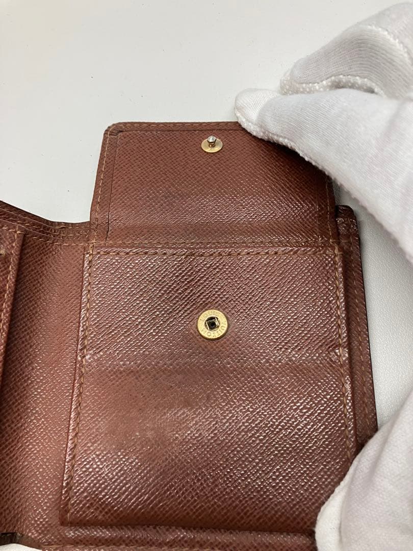 C0203)ルイヴィトン モノグラム 二つ折り財布