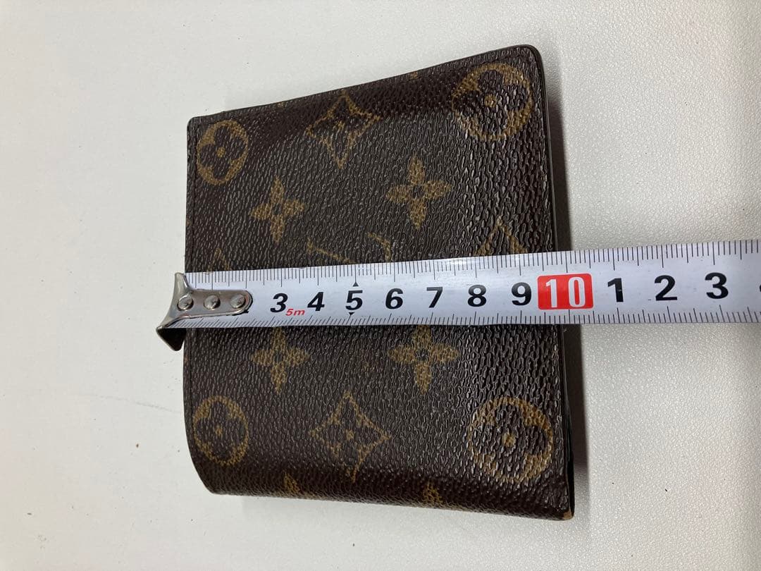 C0203)ルイヴィトン モノグラム 二つ折り財布