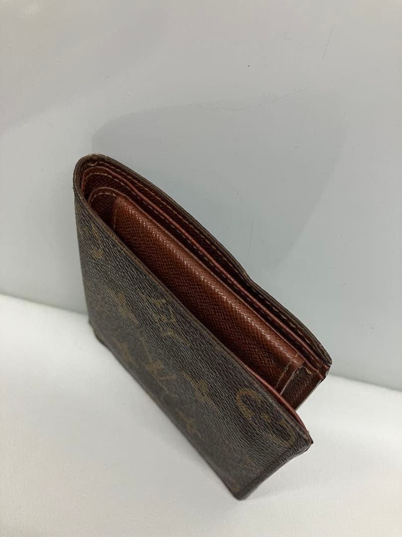 C0203)ルイヴィトン モノグラム 二つ折り財布